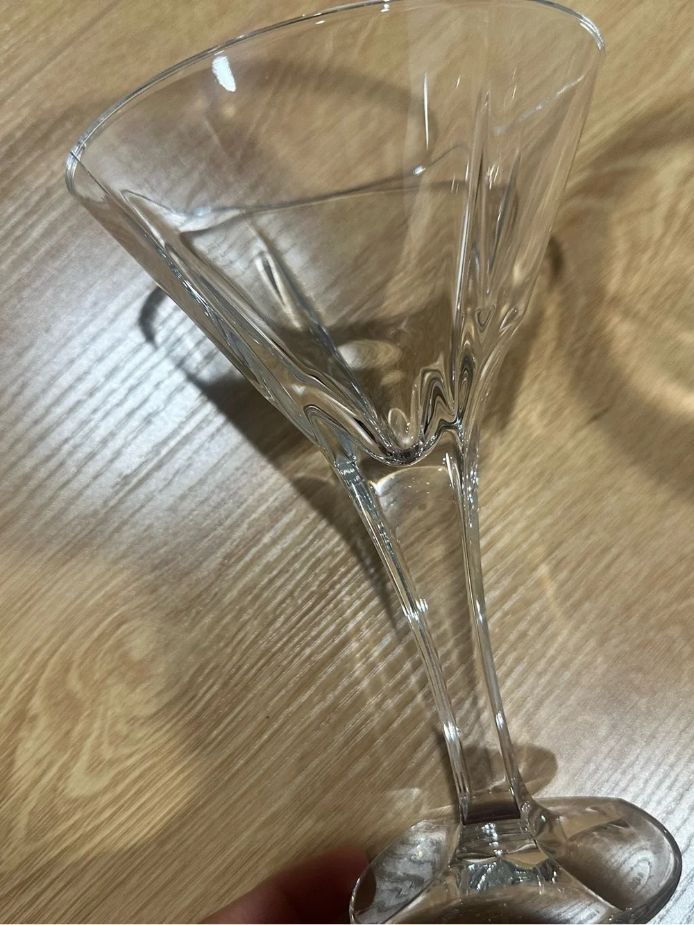 Crystal Coupe Glasses - Clear Stemware (Set of 4)